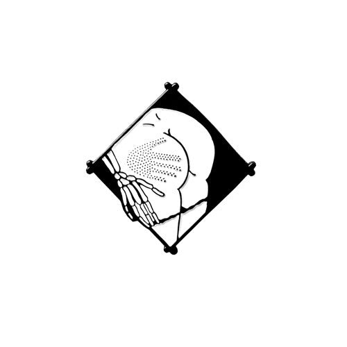 Booty enamel pin